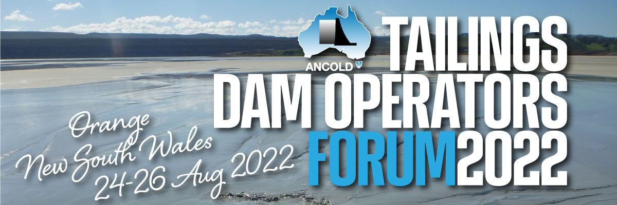ANCOLD Tailings Dam Operators Forum 2022 Logo